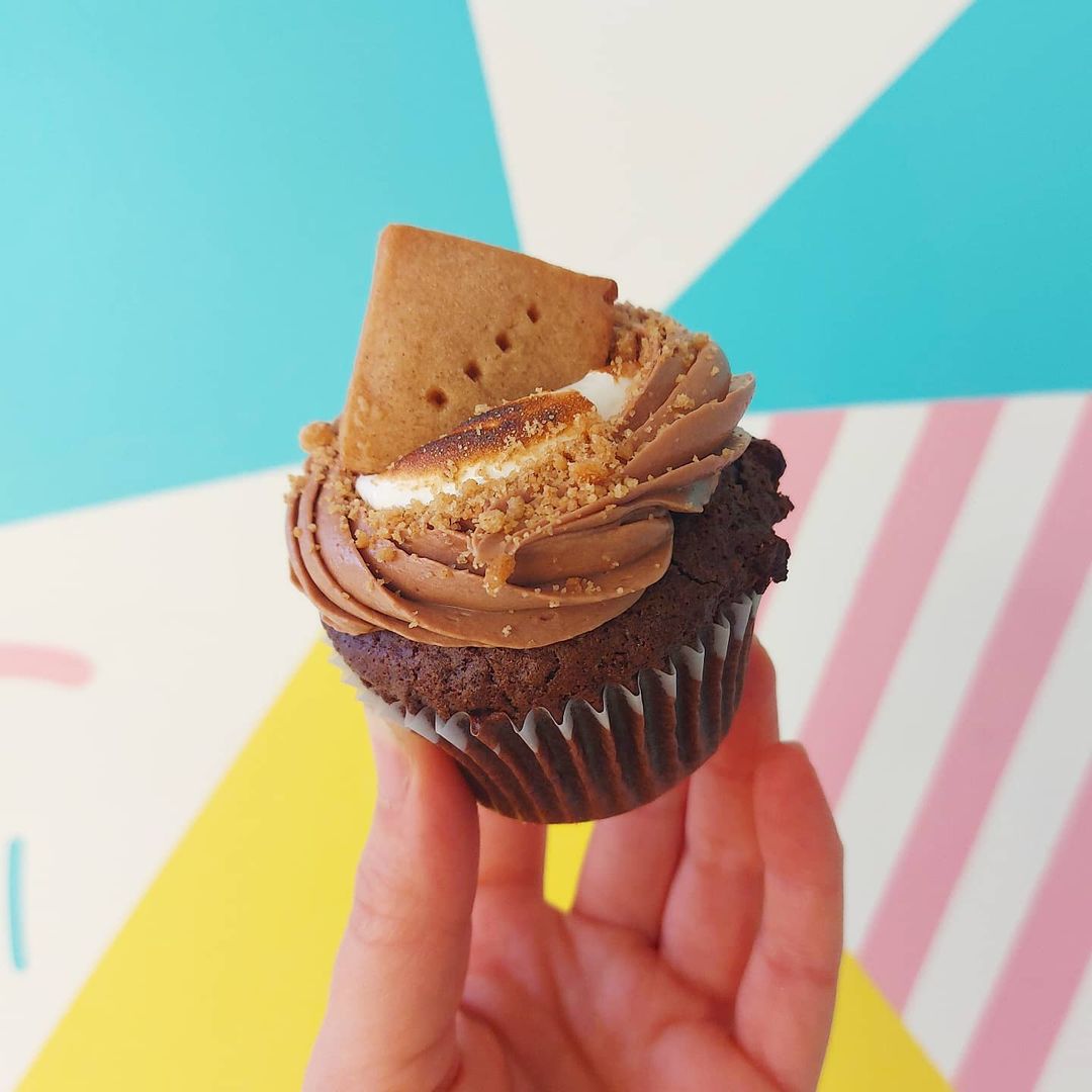 Milk & Cookies Bakeshop’s new s’more cupcake